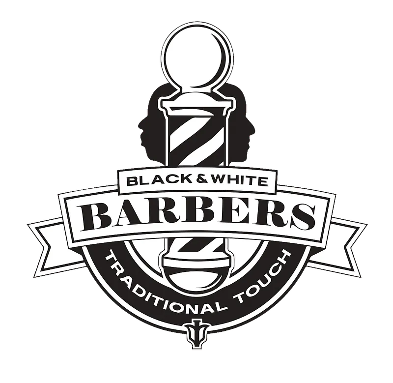 Black & White Barbers logo