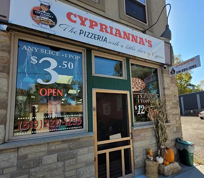 Cyprianna's Pizzeria Cambridge logo
